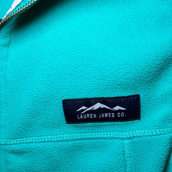 LAUREN JAMES CO. PREPTEC BLAKELY FLEECE TEAL VEST. SIZE XS - Picture 6 of 11